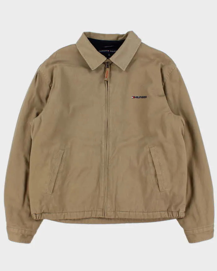 Vintage Y2K 00s Tommy Hilfiger Fleece Lined Cotton Canvas Harrington - XL sold by Rokit