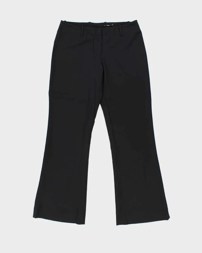 Vintage Hugo Boss Women's Tulia Wool Mid Rise Flared Dress Trousers - W33 L32 sold by Rokit