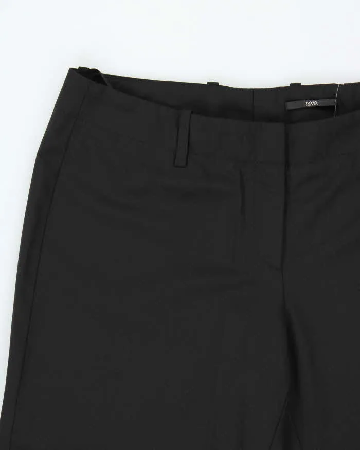 Vintage Hugo Boss Women's Tulia Wool Mid Rise Flared Dress Trousers - W33 L32 sold by Rokit product image thumbnail 3