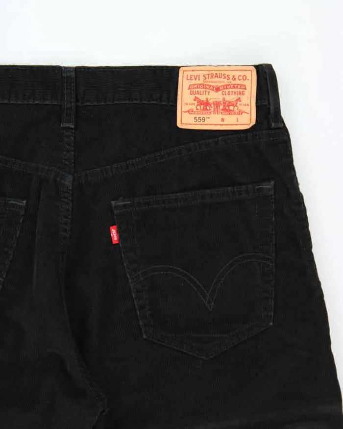 Vintage Y2K 00s Levi's 559 Relaxed Straight Fit Corduroy Trousers - W34 L32 sold by Rokit product image thumbnail 4
