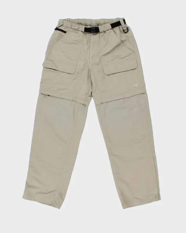 Vintage Y2K 00s The North Face Wide Leg Two-In-One Cargo Utility Trousers - W30 L32 made by The North Face