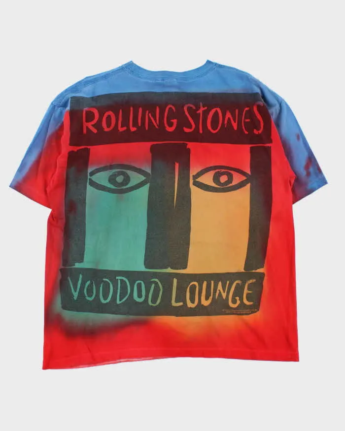 Vintage 1994 Rolling Stones Voodoo Lounge Tie-Dye Brockum Worldwide Single Stitch Made In USA Crewneck T-Shirt - XXL sold by Rokit product image thumbnail 2