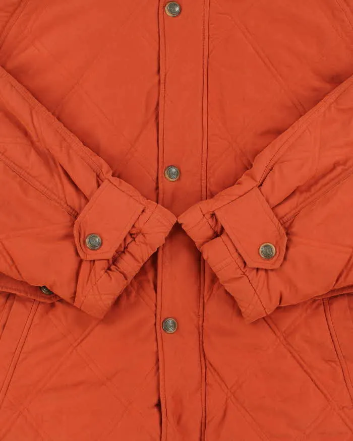 Vintage 1990s Gant Fleece-Plaid Lined Quilted Country Jacket - L sold by Rokit product image thumbnail 5