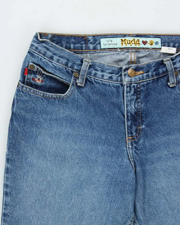 Vintage 1990s Mudd Mid Rise Women's Denim Flared Jeans - W30 L31 sold by Rokit product image thumbnail 3