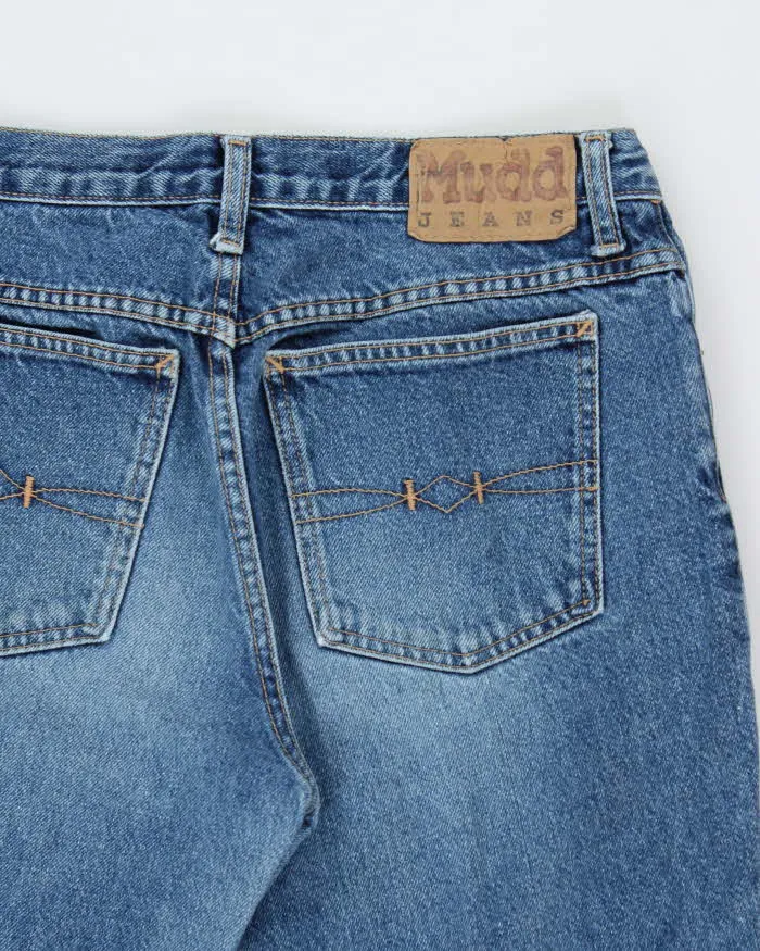 Vintage 1990s Mudd Mid Rise Women's Denim Flared Jeans - W30 L31 sold by Rokit product image thumbnail 4