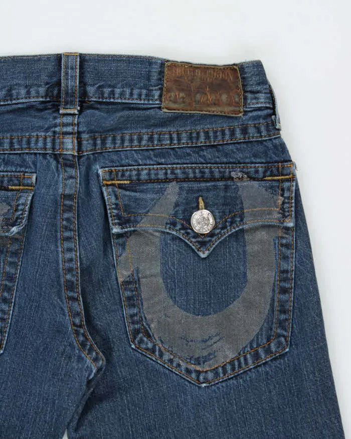 Vintage True Religion Denim Super T Flap Straight Leg Jeans - W34 L32 sold by Rokit product image thumbnail 4