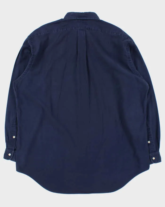 Vintage 1990s Ralph Lauren Blake Navy Long Sleeve Shirt - XL sold by Rokit product image thumbnail 2