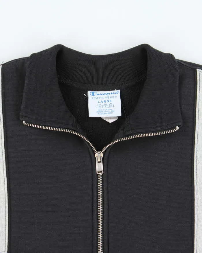 Vintage Champion Reverse Weave Embroidered Spell Out Quarter-Zip Sweatshirt - L sold by Rokit product image thumbnail 5