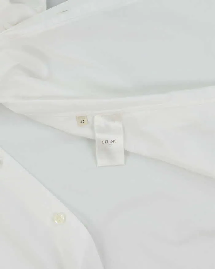 Vintage Celine Cotton Long Sleeve Women's Button Down Blouse - M sold by Rokit product image thumbnail 5