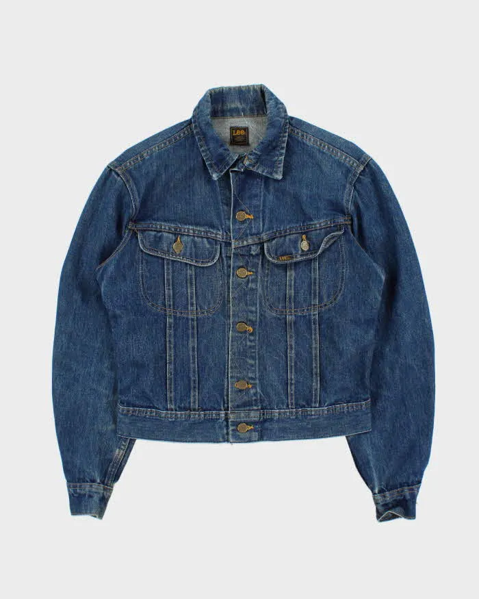 Vintage 1970s Lee Riders Made In Canada Medium Wash Boxy Denim Trucker Jacket - M sold by Rokit
