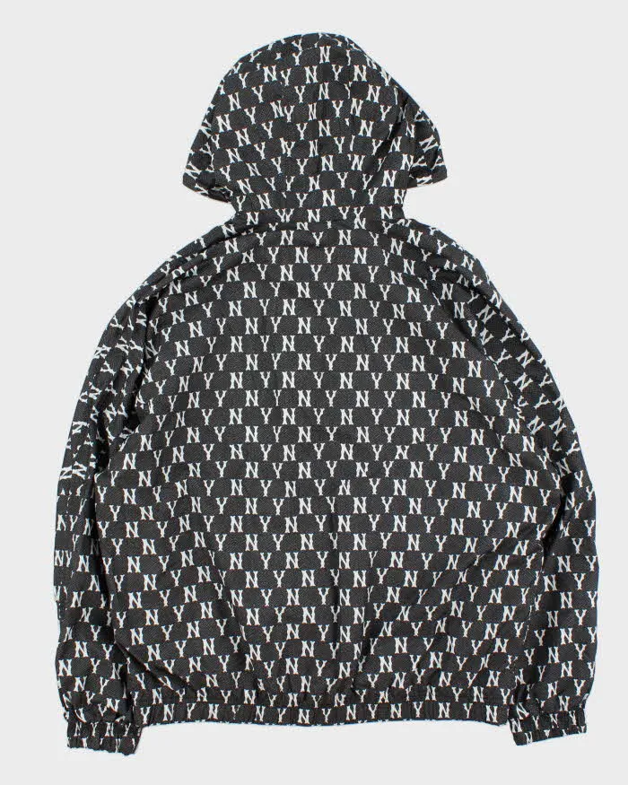 Vintage MLB New York Yankees Patch Monogram Soft Shell Hooded Windbreaker Jacket - M sold by Rokit product image thumbnail 2