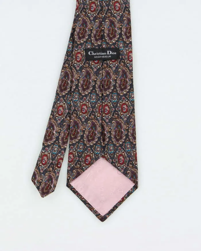 Vintage Christian Dior Silk Tie sold by Rokit product image thumbnail 3