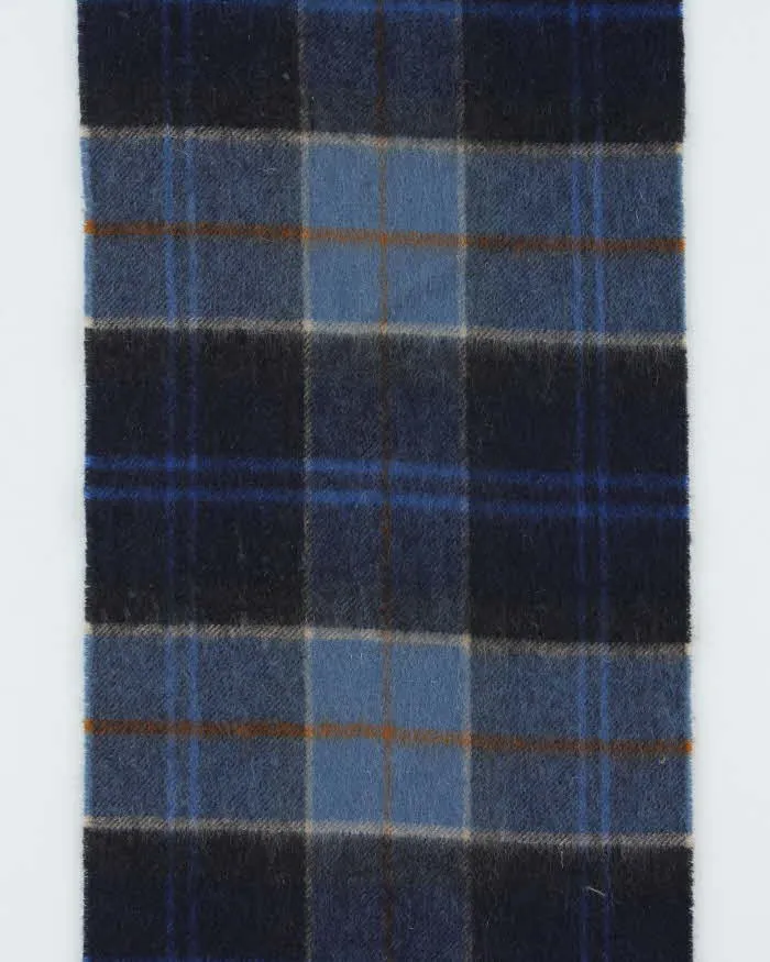 Vintage 00s Barbour Cashmere Merino Wool Blend Check Fringed Unisex Scarf sold by Rokit product image thumbnail 3