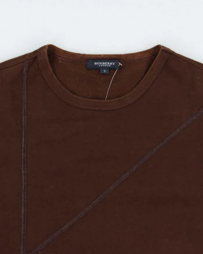 Vintage Y2K 00s Burberry Embroidered Stretch Cotton Crewneck T-Shirt - XS sold by Rokit product image thumbnail 5
