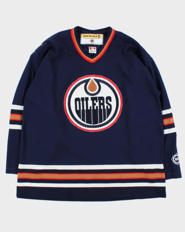 Vintage Y2K 00s Koho Edmonton Oilers NHL Ice Hockey Jersey - XL made by Rokit