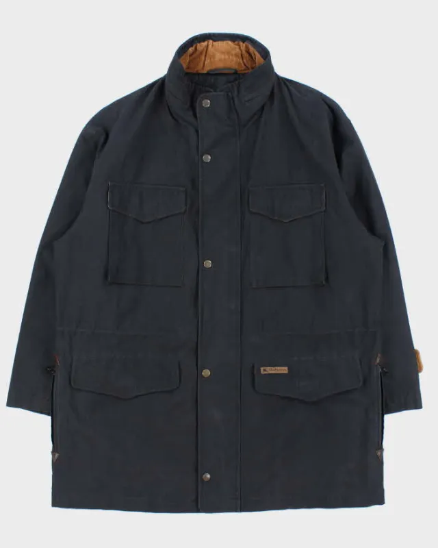 Vintage 1990s Burberry Polycotton Canvas Nova Check Lined Waterproof Outdoors Jacket - L made by Burberry