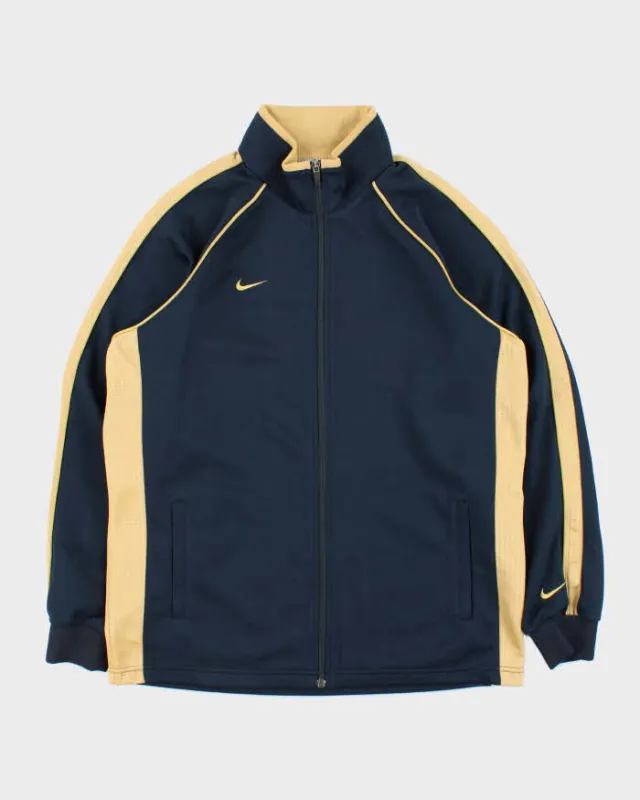 Vintage Y2K 00s Nike Fit Dry Two-Tone Track Jacket - M made by Nike