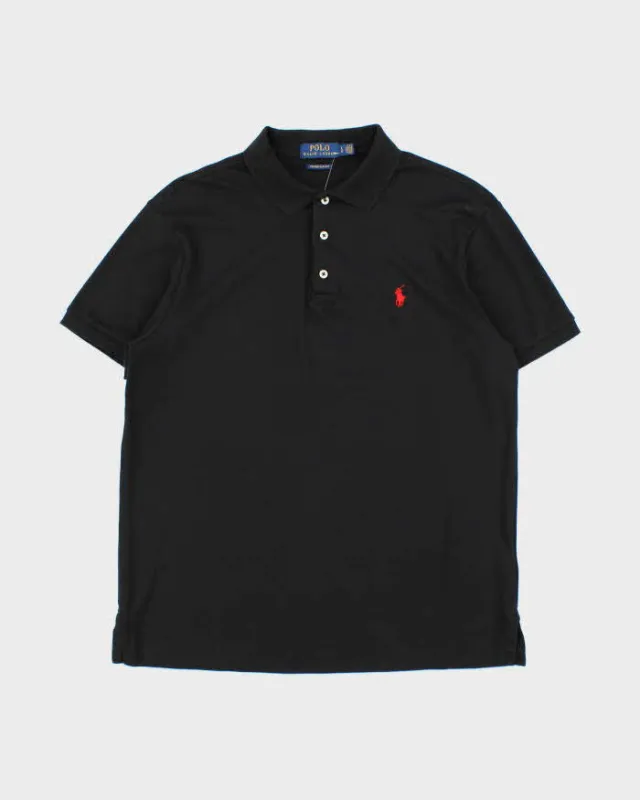 Vintage Polo Ralph Lauren Custom Slim Fit Short Sleeve Polo Shirt - L sold by Rokit