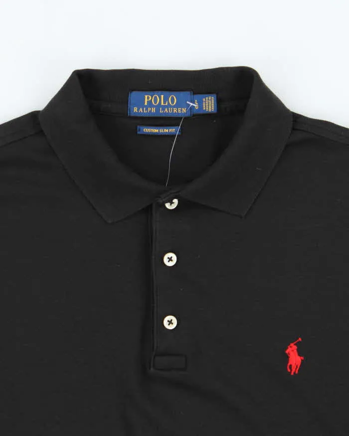 Vintage Polo Ralph Lauren Custom Slim Fit Short Sleeve Polo Shirt - L sold by Rokit product image thumbnail 5