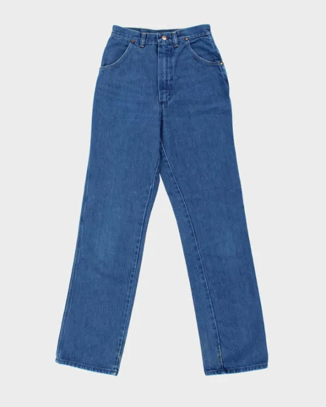 Vintage 1970s Wrangler Blue Bell Mid Rise Bootcut Denim Jeans - W26 L34 sold by Rokit