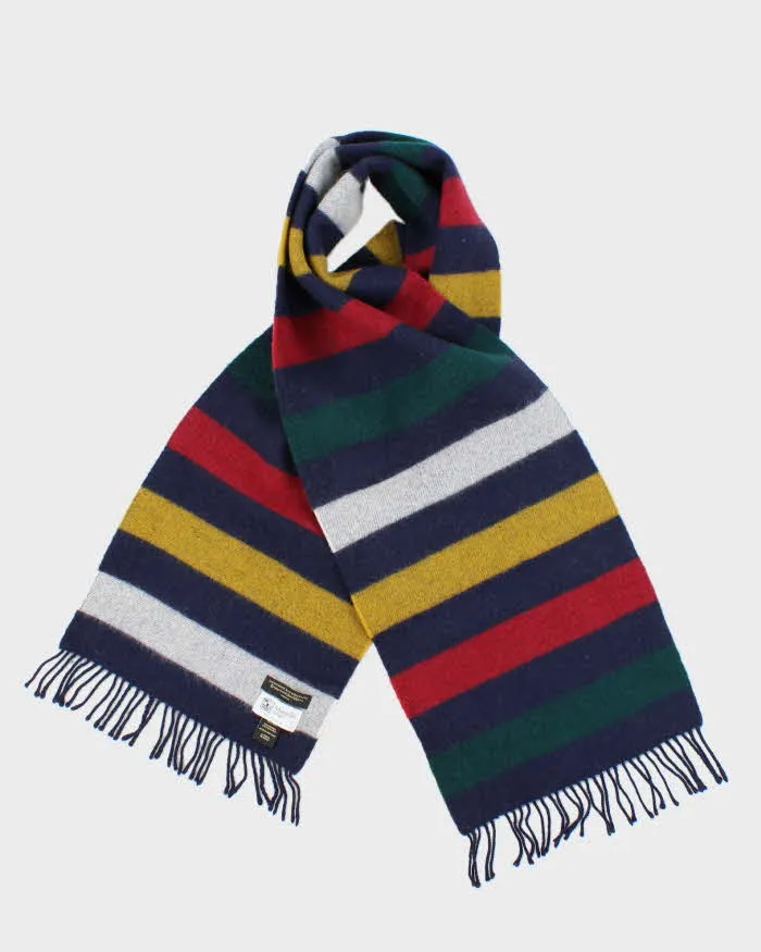 Vintage Hudson's Bay Company x Johnston's Of Elgin Wool Scarf sold by Rokit