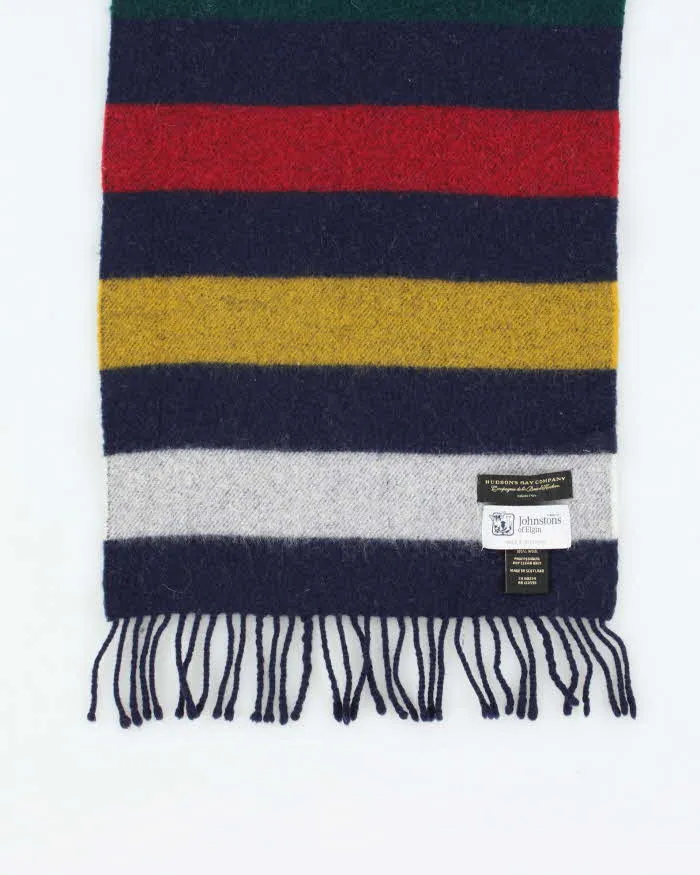 Vintage Hudson's Bay Company x Johnston's Of Elgin Wool Scarf sold by Rokit product image thumbnail 5