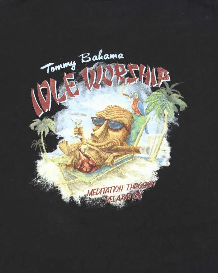 Vintage Tommy Bahama Idle Worship Graphic Crewneck T-Shirt - M sold by Rokit product image thumbnail 4