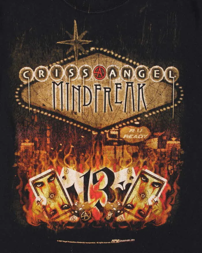 Vintage Y2K 2007 Chris Angel Mindfreak Crewneck T-Shirt - S sold by Rokit product image thumbnail 4