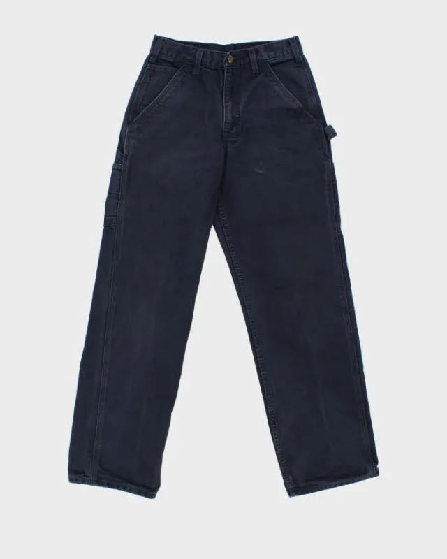 Vintage Carhartt B11 Midnight Loose Fit Duck Cotton Workwear Trousers - W29 L32 made by Carhartt