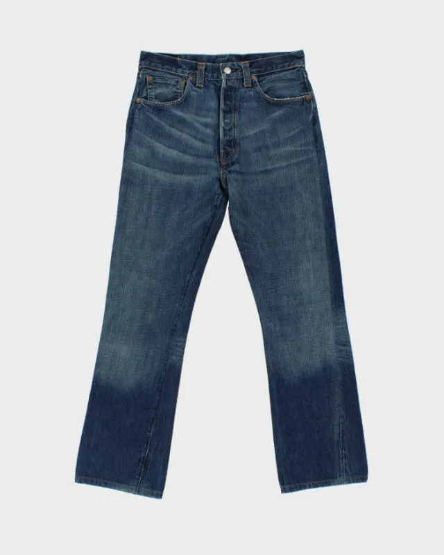 Vintage 1999 Levi's LVC 501XX Big E 1947 Repro Selvedge Denim Bootcut Jeans - W32 L31 sold by Rokit