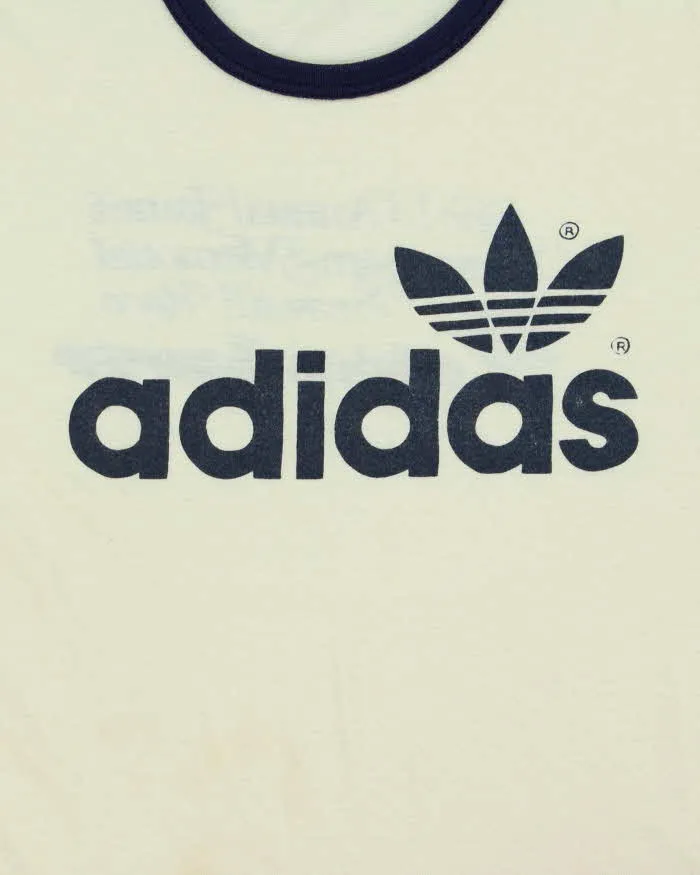 Vintage 1970s Adidas Originals Trefoil 'Cunningham Memorial Race' Single Stitch Crewneck Ringer T-Shirt - L sold by Rokit product image thumbnail 4