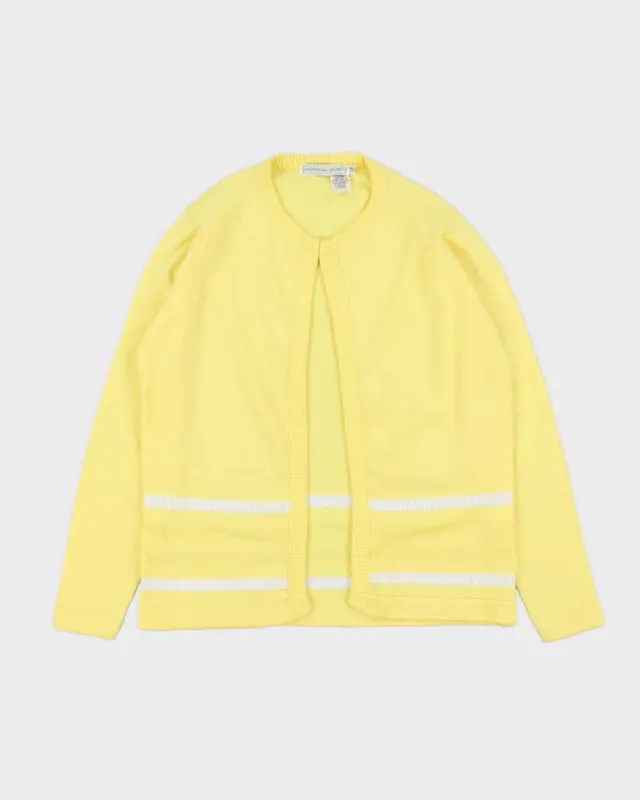 Vintage 1980s Givenchy Sport Qiana Patterned Women's Cardigan - S sold by Rokit