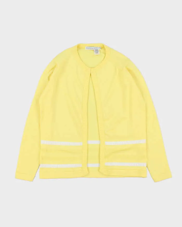 Vintage 1980s Givenchy Sport Qiana Patterned Women's Cardigan - S sold by Rokit