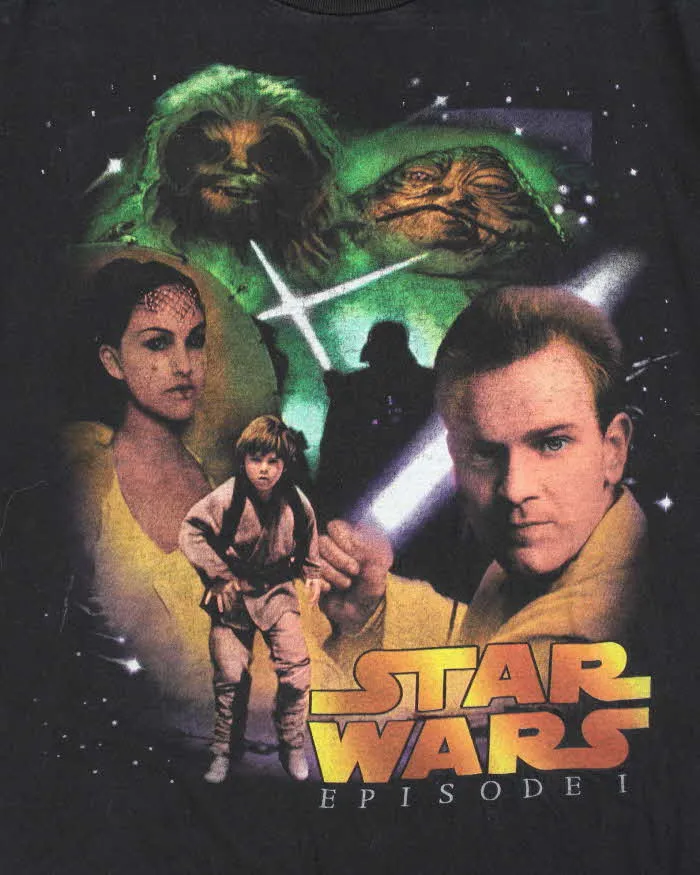 Vintage 00s Star Wars Episode 1 Single Stitch 'Red Rock' Crewneck T-Shirt - M sold by Rokit product image thumbnail 4