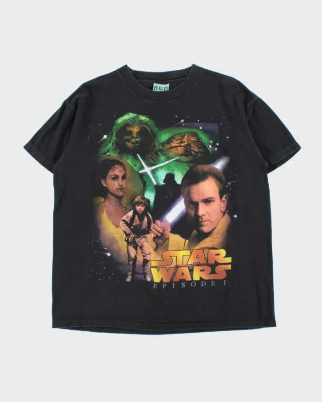 Vintage 00s Star Wars Episode 1 Single Stitch 'Red Rock' Crewneck T-Shirt - M sold by Rokit