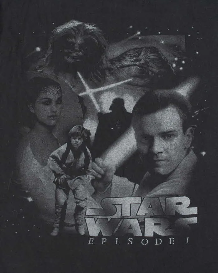 Vintage 00s Star Wars Episode 1 Single Stitch 'Red Rock' Crewneck T-Shirt - M sold by Rokit product image thumbnail 5