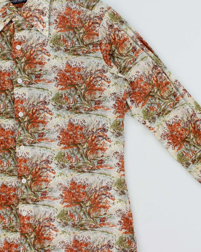 Vintage 1970s Brigade By Arrow Patterned Long Sleeve Shirt - L sold by Rokit product image thumbnail 3
