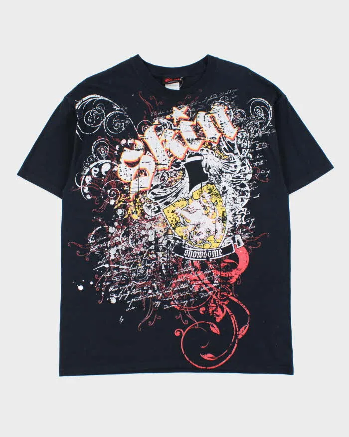 Vintage Y2K 00s Skin Industries Showsome Graphic Crewneck T-Shirt - L sold by Rokit