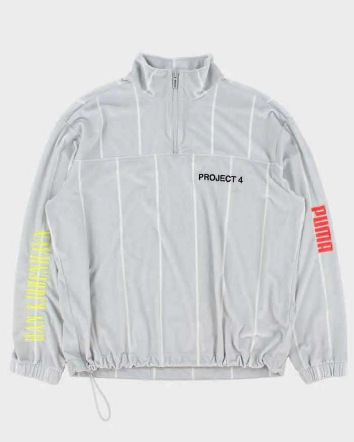 Vintage Puma x Han Kjobenhavn Project 4 Velour Quarter Zip Sweatshirt - L sold by Rokit