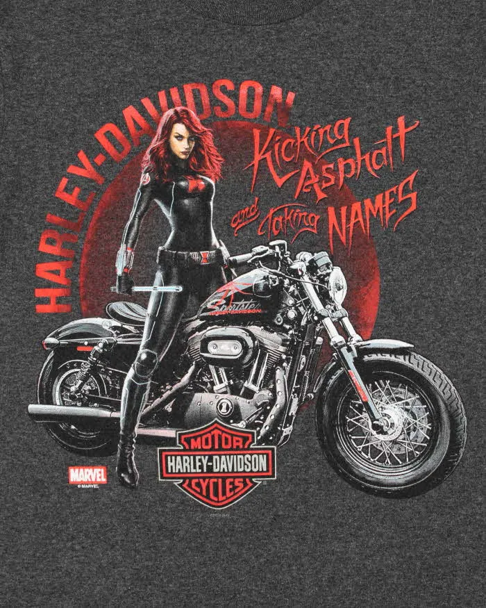 Vintage Harley Davidson x Marvel Edmonton Alberta Crewneck T-Shirt - S sold by Rokit product image thumbnail 4
