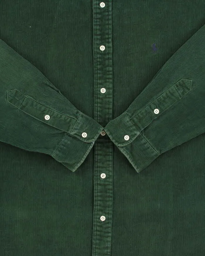 Vintage 1990s Polo Ralph Lauren Heavyweight Corduroy Blaire Long Sleeve Shirt - XL sold by Rokit product image thumbnail 4