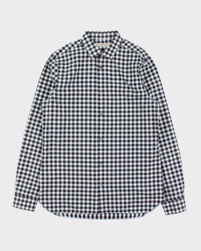 Vintage Y2K 00s Burberry Gingham Check Tailored Fit Long Sleeve Shirt - M sold by Rokit