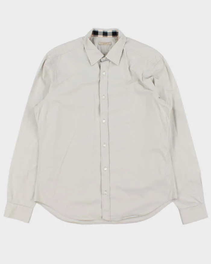 Vintage Y2K 00s Burberry Brit Nova Check Lined Long Sleeve Shirt - L sold by Rokit