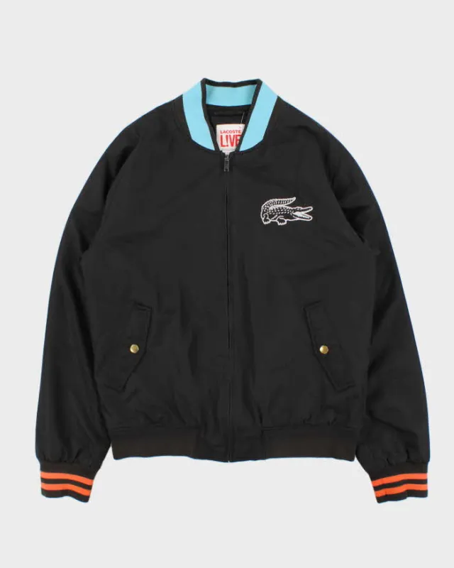 Vintage Lacoste Live Big Croc Varsity Bomber Jacket - M sold by Rokit