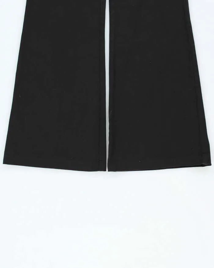 Vintage Y2K 00s Le Chateau Black Cotton Women's Flared Trousers - W28 L32 sold by Rokit product image thumbnail 3