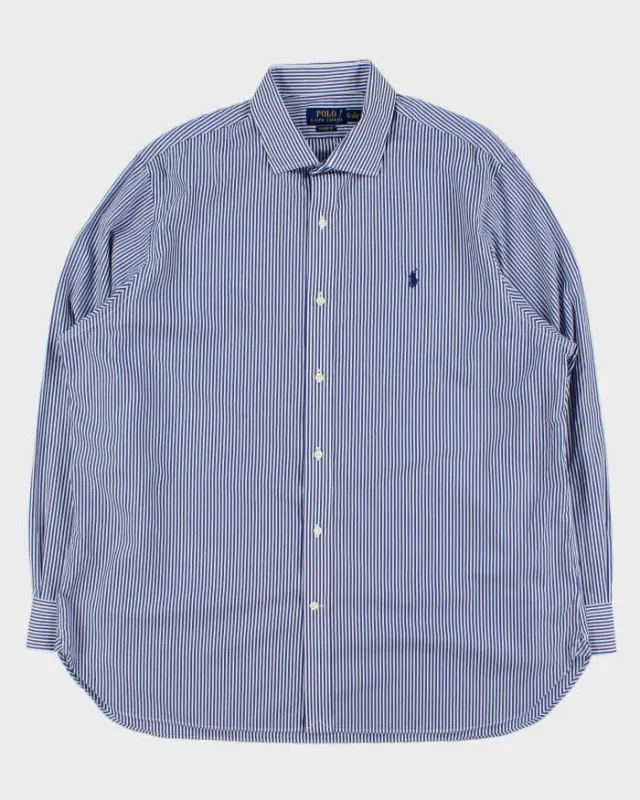 Vintage Polo Ralph Lauren Striped Classic Fit Long Sleeve Shirt - XL sold by Rokit