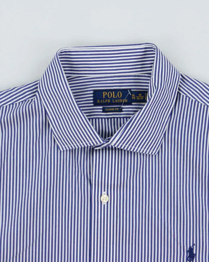Vintage Polo Ralph Lauren Striped Classic Fit Long Sleeve Shirt - XL sold by Rokit product image thumbnail 5