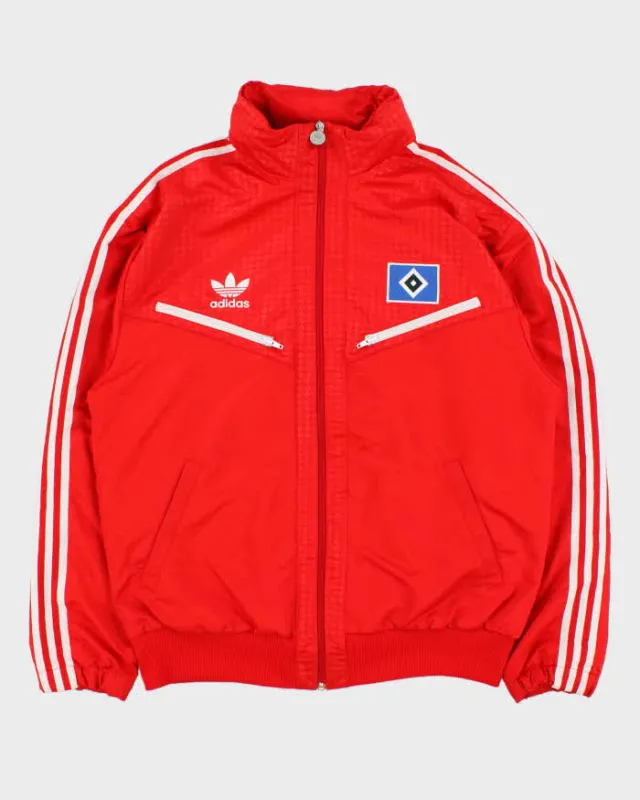 Vintage Y2K 00s Adidas Originals Hamburg FC Football Windbreaker Jacket - XL sold by Rokit