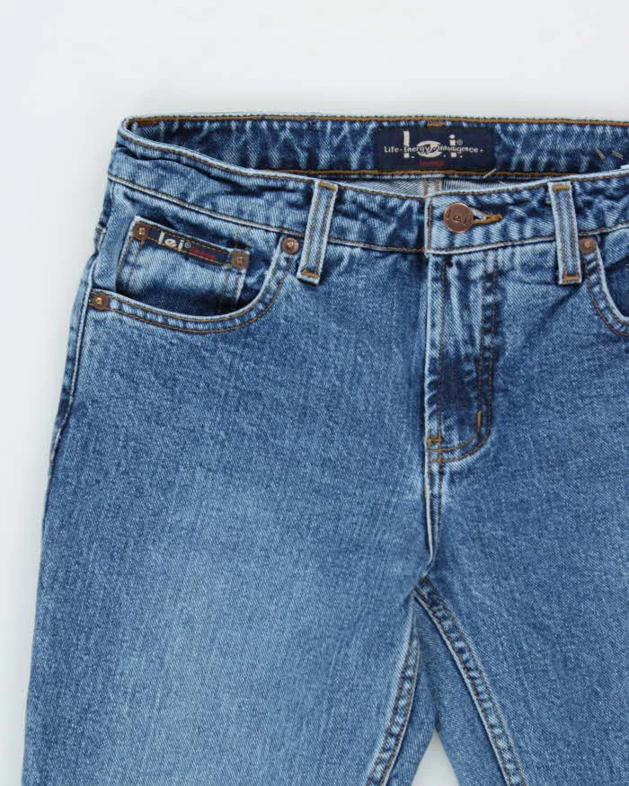 Vintage 1990s L.E.I Low Rise Women's Denim Flared Jeans - W28 L32 sold by Rokit product image thumbnail 3
