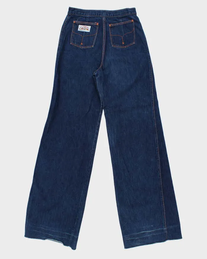 Vintage 1970s San Francisco Riding Gear Contrast Stitch Western Flared Cowboy Jeans - W28 L36 sold by Rokit product image thumbnail 2